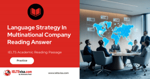 Global business team communicating in different languages symbolizing language strategy in multinational companies