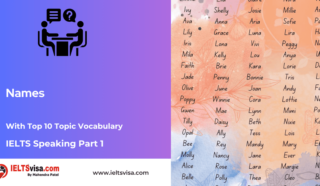 IELTS Speaking Part 1 – Names