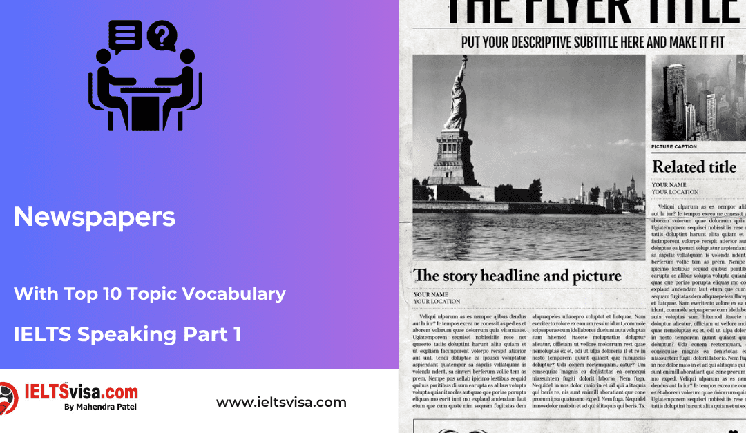 IELTS Speaking Part 1 – Newspapers