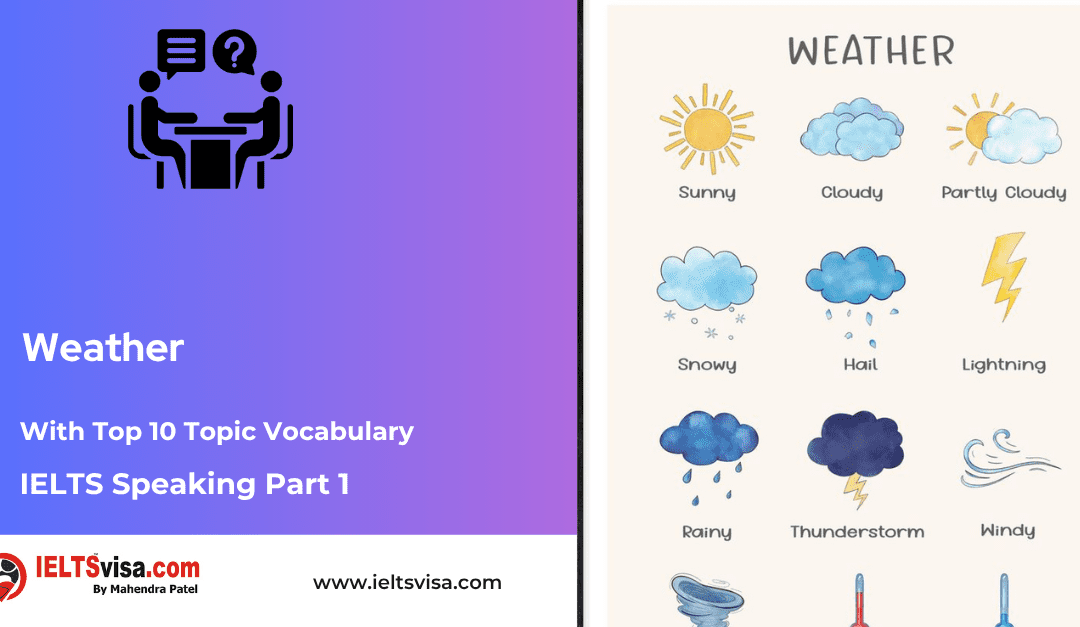 IELTS Speaking Part 1 –  Weather