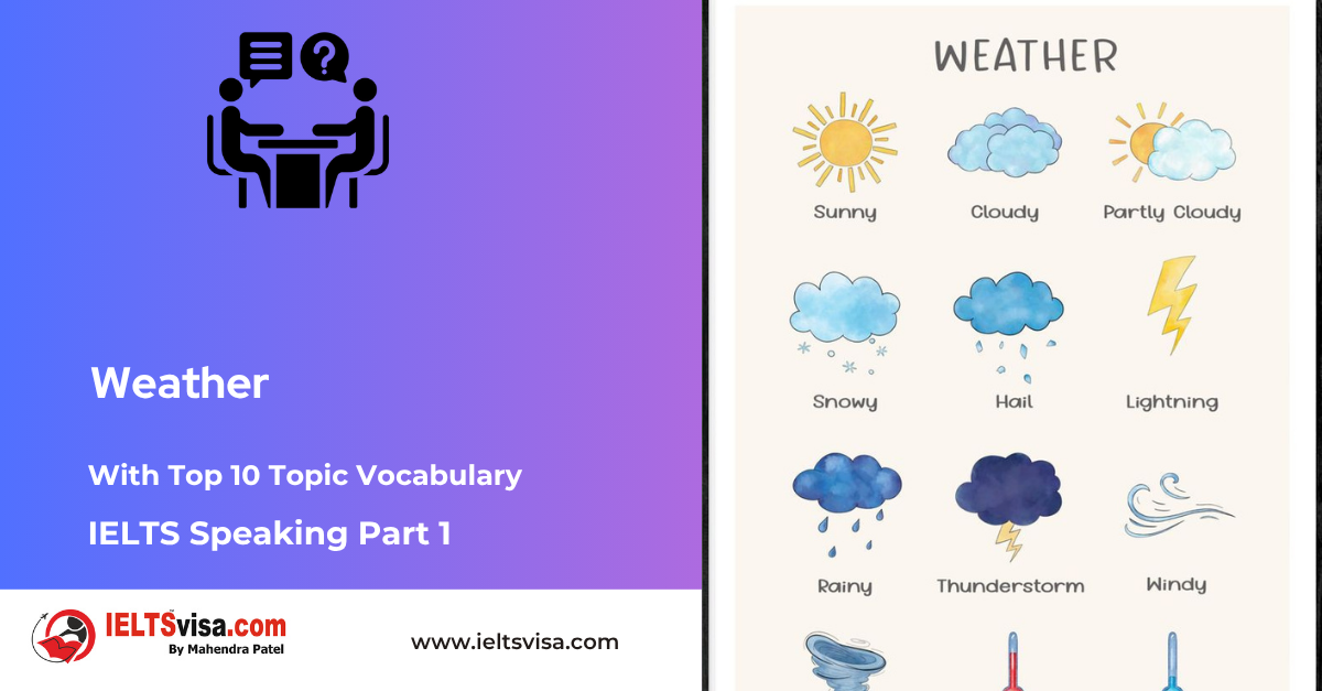 IELTS Speaking Part 1 – Weather