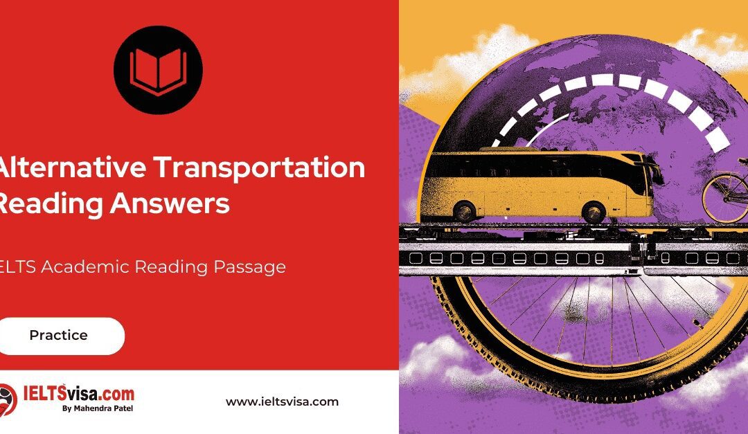 Alternative Transportation Reading Answers