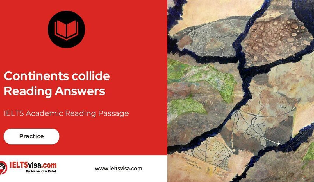 Continents collide