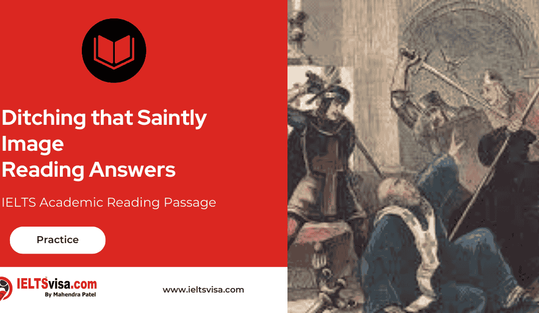 Ditching that Saintly Image