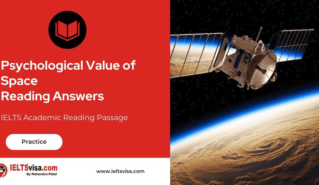 Psychological Value of Space Reading Answers