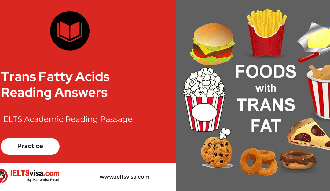 Trans Fatty Acids Reading Answers