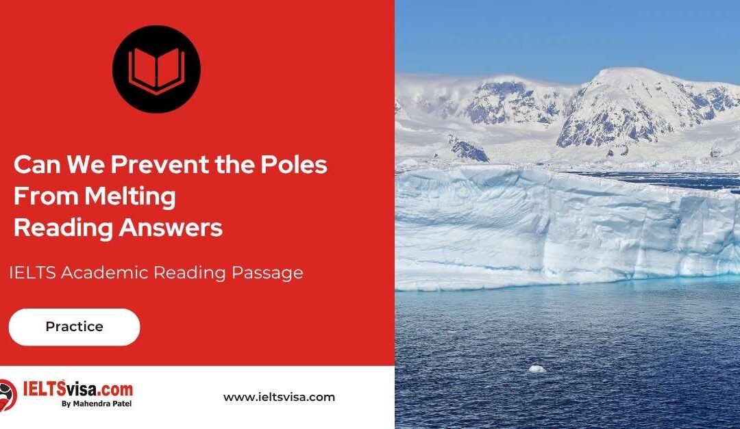 Can We Prevent the Poles From Melting