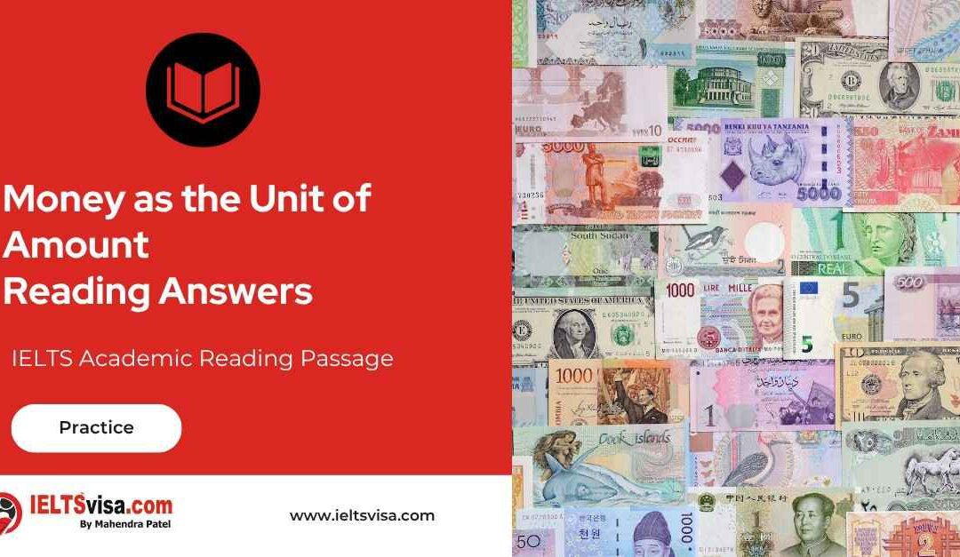 Money as the Unit of Amount Reading Answers
